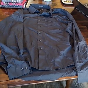 Pierre Cardin Black Dress Shirt, slim fit